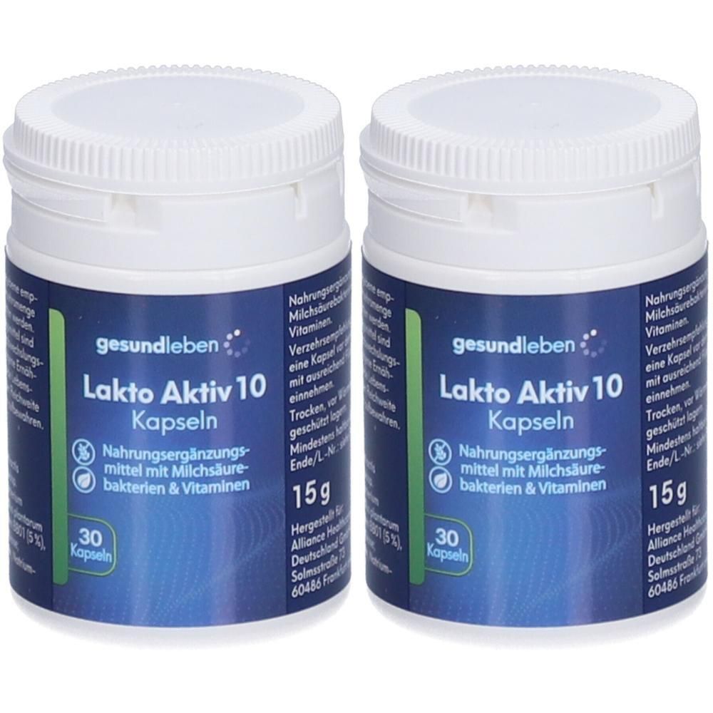 Gesund Leben Lakto Aktiv 10 Kapseln 2x 2x30 St