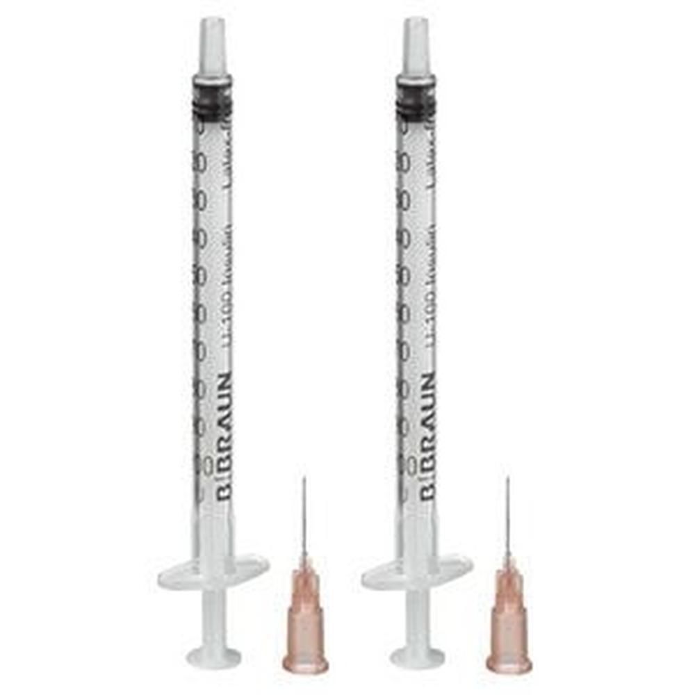 Omnifix Duo 100 Insulinspr.1 ml 2x 2x100x1 Spritzen