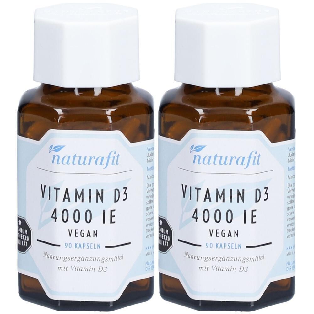 Naturafit Vitamin D3 4000 I.e. Kapseln 2x 2x90 St