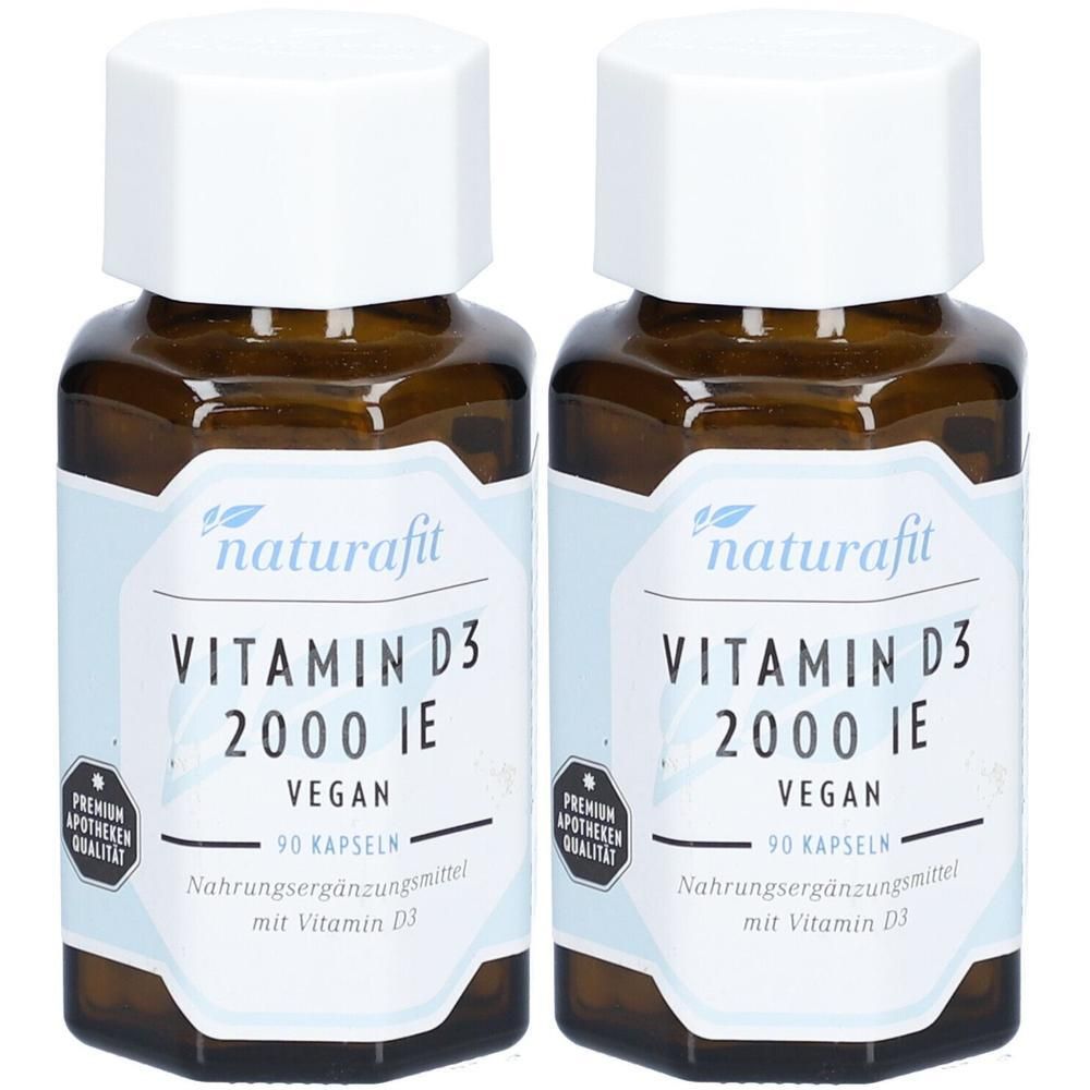 Naturafit Vitamin D3 2000 I.e. Kapseln 2x 2x90 St