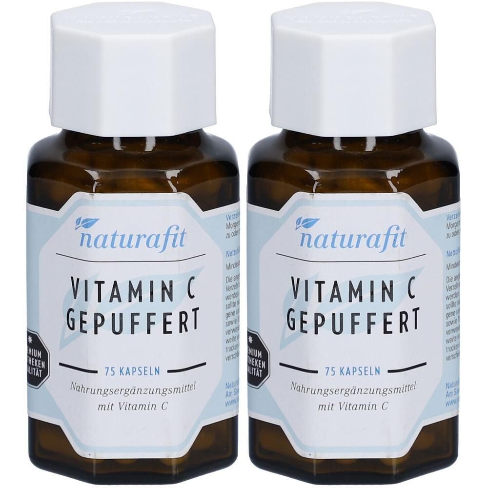 Naturafit Vitamin C gepuffert Kapseln 2x 2x75 St