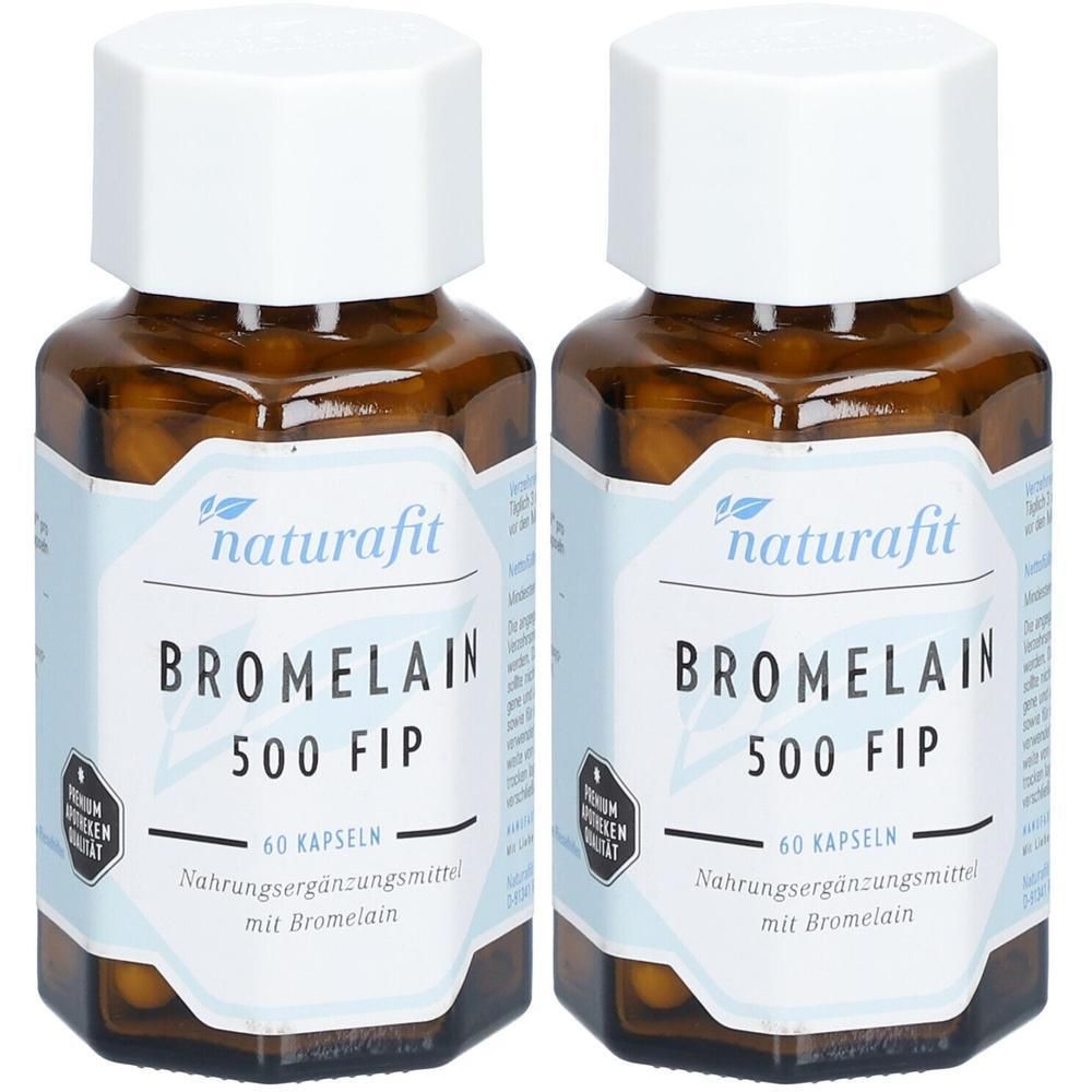 Naturafit Bromelain 500 FIP Kapseln 2x 2x60 St
