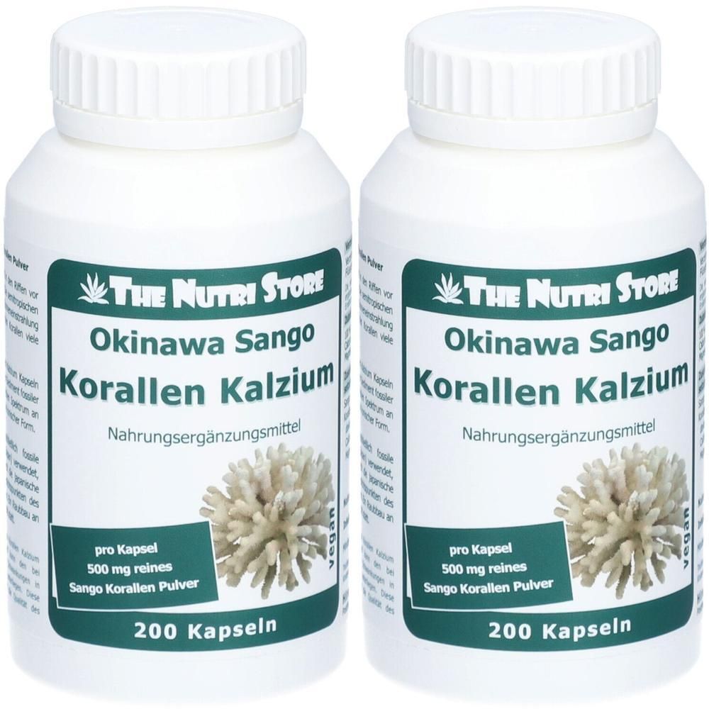 Korallen Kalzium 500 mg Kapseln 2x 2x200 St