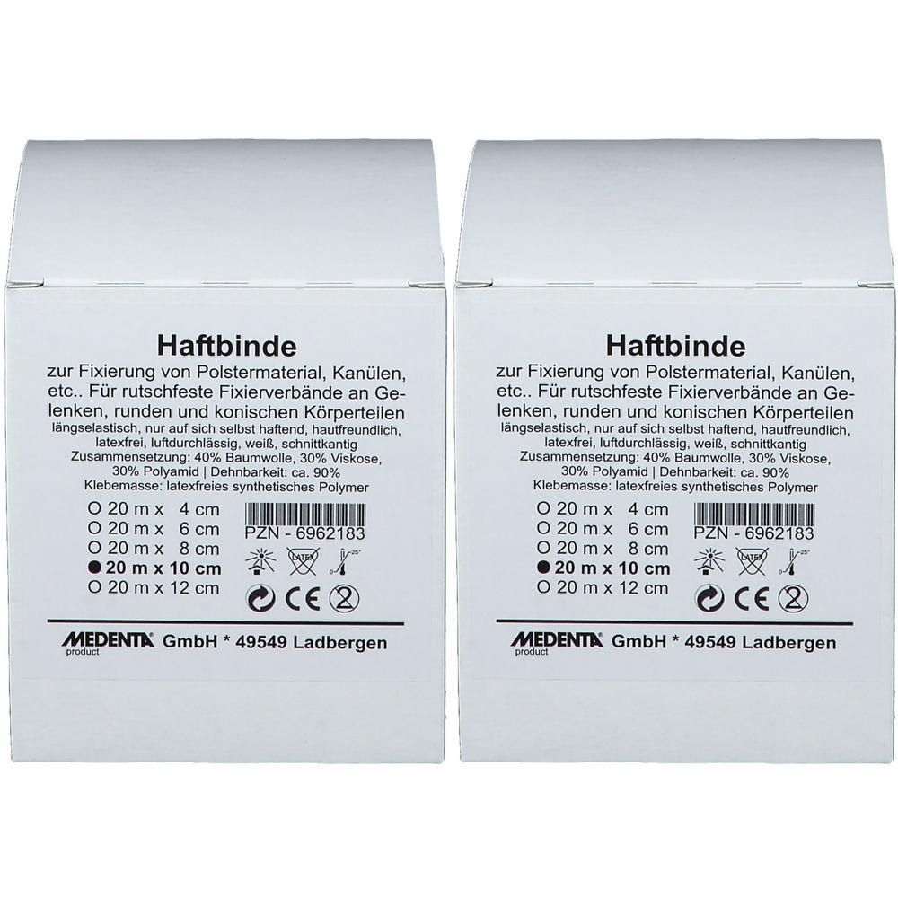 Haftbinde elastisch 10 cmx20 m 2x 2x1 St Binden