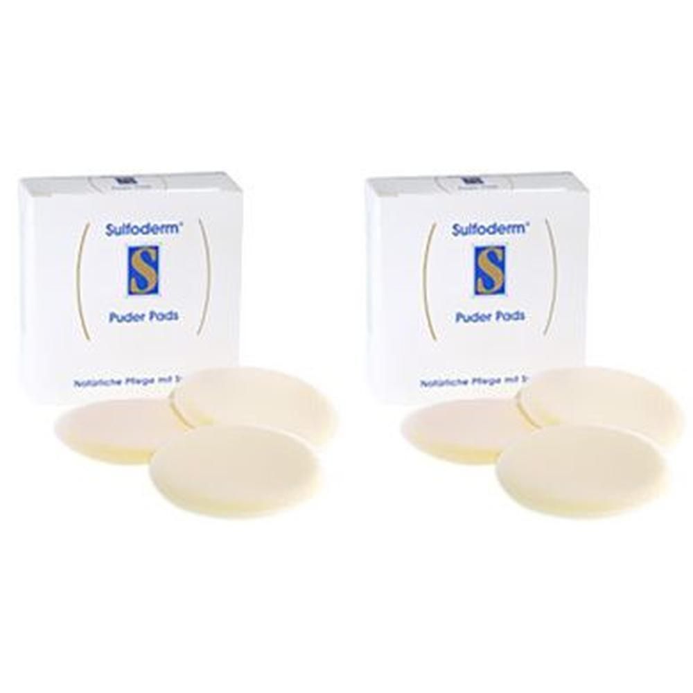 Sulfoderm S Puder Pads 2x 2x3 St Schwämme
