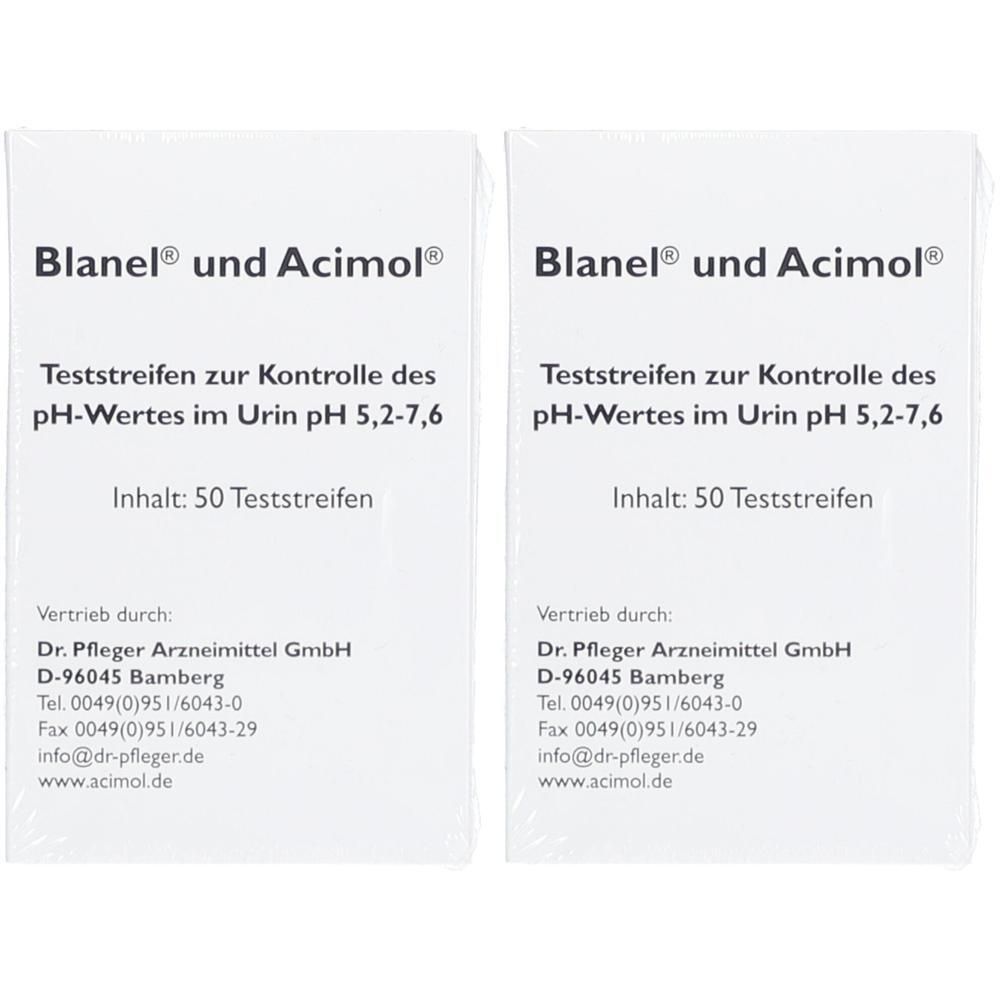 Teststreifenheft z.Bestimmung d.Urin ph Wertes 2x 2x50 St Teststreifen
