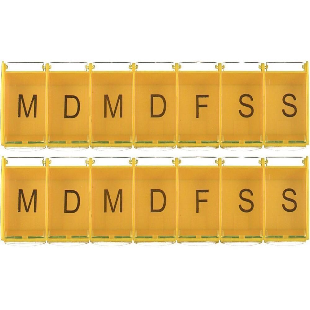 Tablettendose 1 Woche 7-Fächer groß 2x 2x1 St