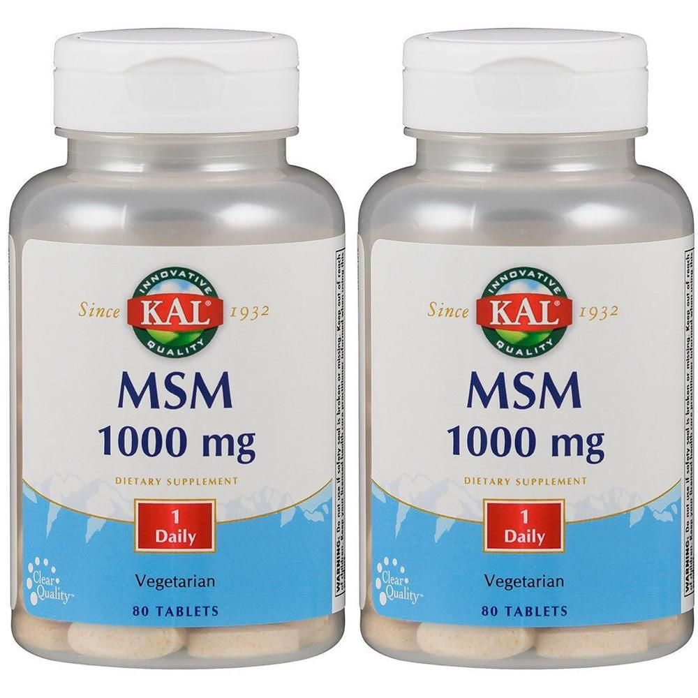 MSM 1000 mg KAL Tabletten 2x 2x80 St