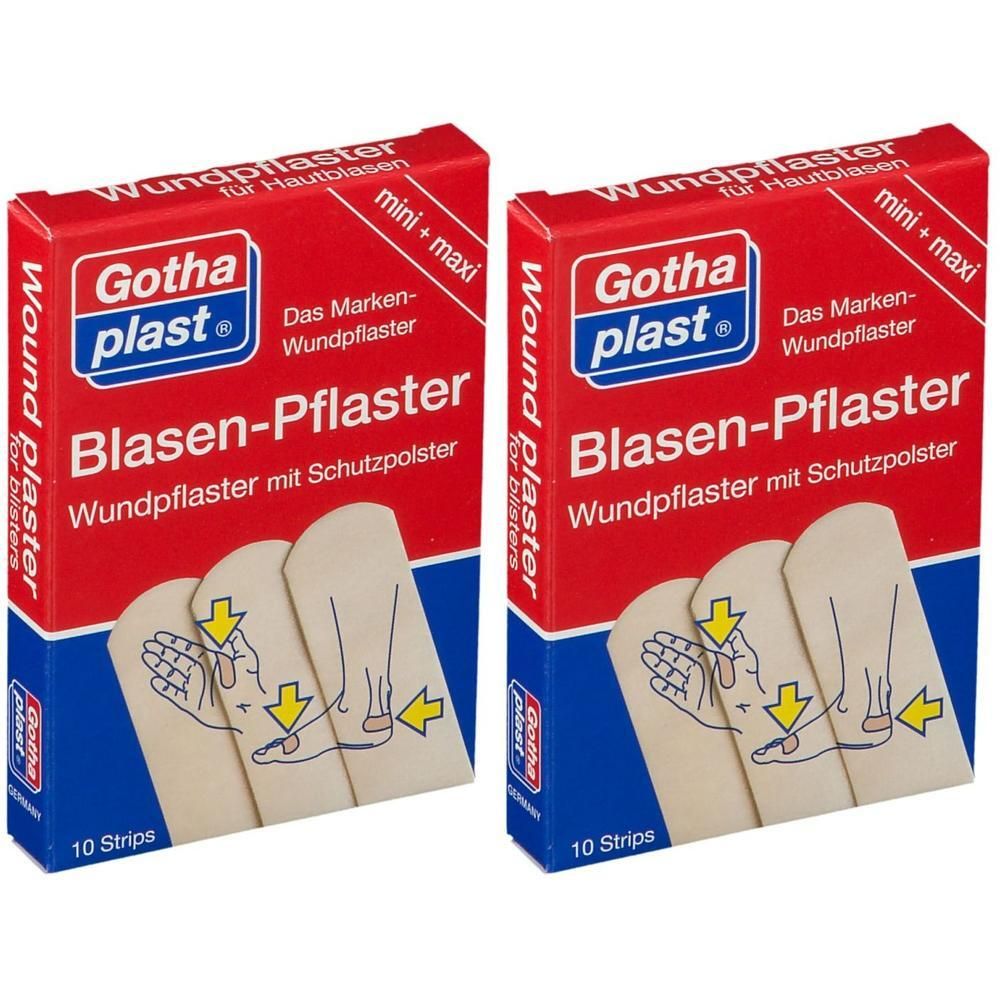 Gothaplast Hautblasenpflaster 2x 2x10 St Pflaster