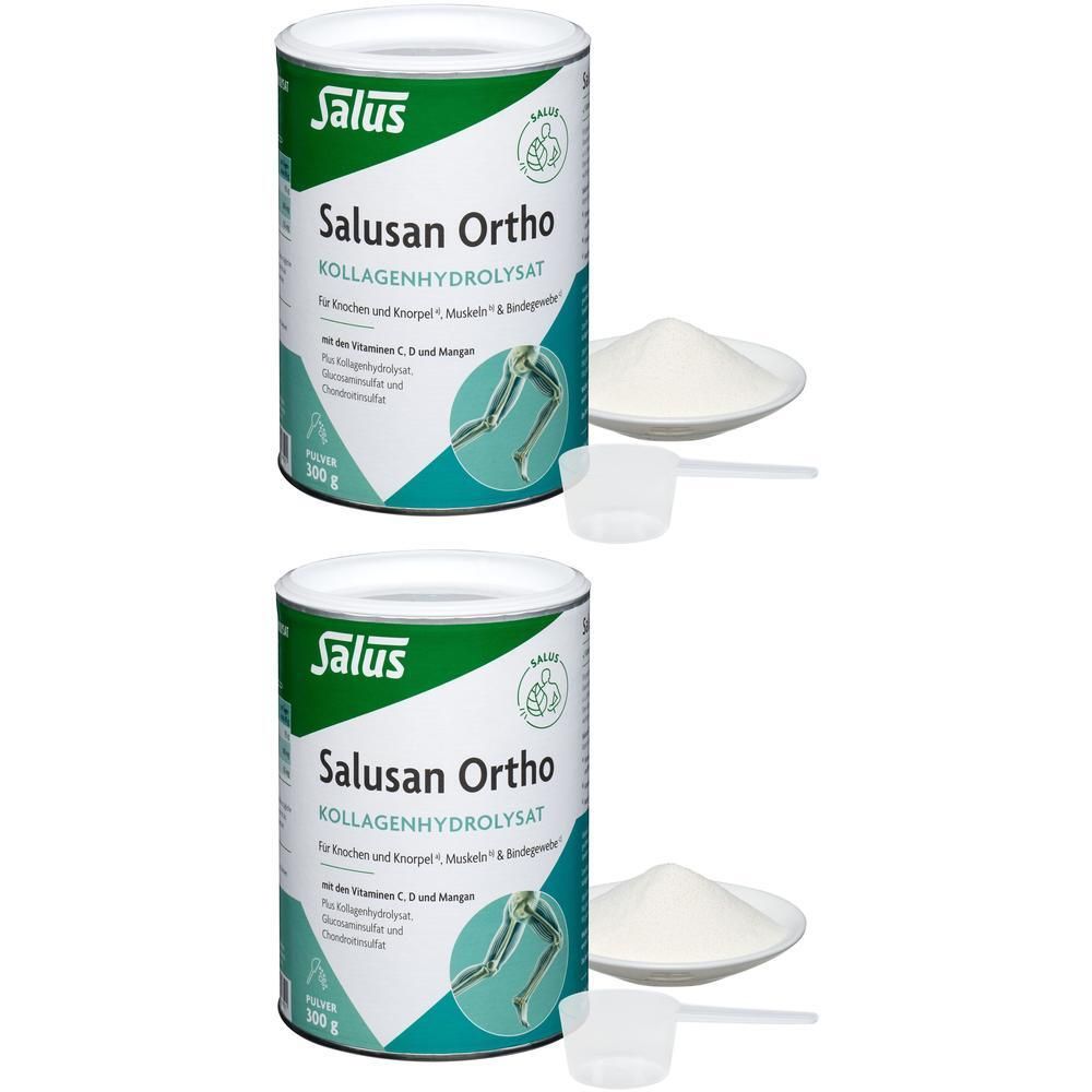 Salusan Ortho Kollagenhydrolysat-Pulver 2x 2x300 g Pulver