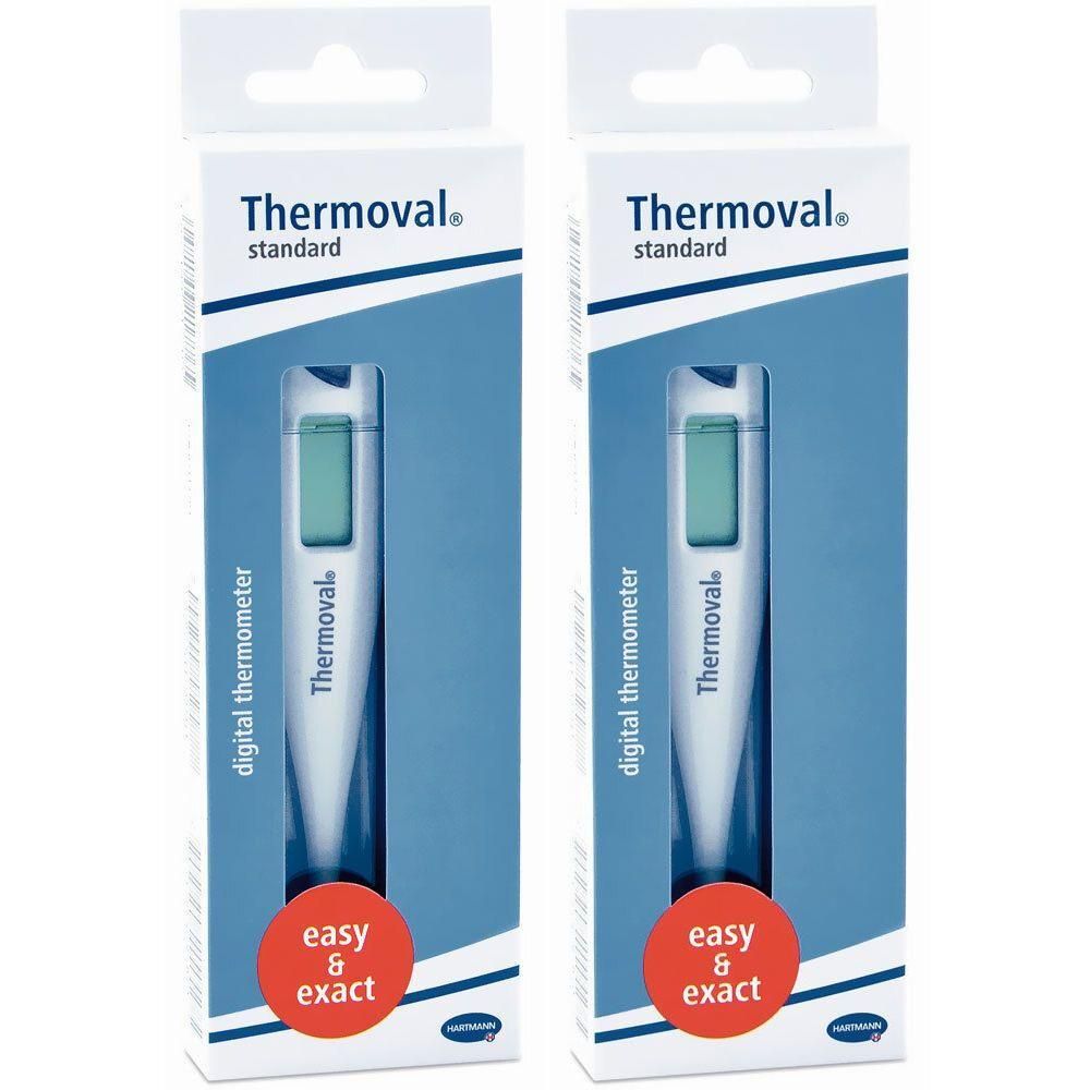 Thermoval standard digitales Fieberthermometer 2x 2x1 St
