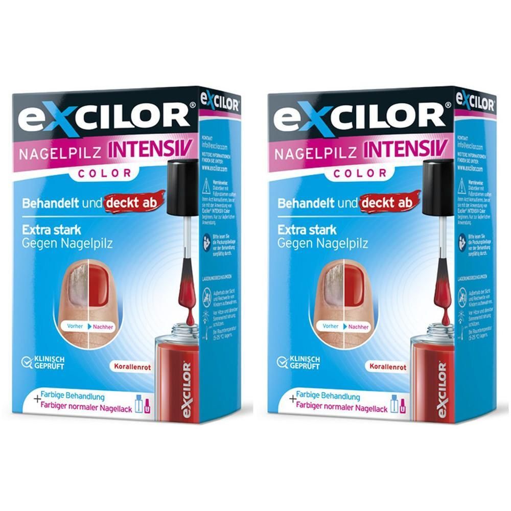 Excilor Nagelpilz intensiv Color 30 ml+8 ml Kombi. 2x 2x1 St Kombipackung