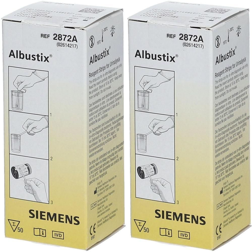 Albustix Teststreifen 2x 2x50 St