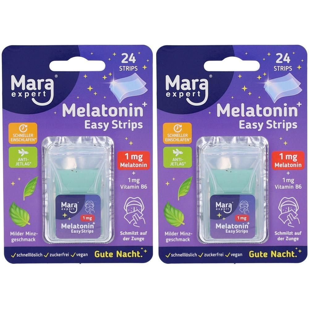 Melatonin Easy Strips 1 mg 2x 2x24 St Streifen
