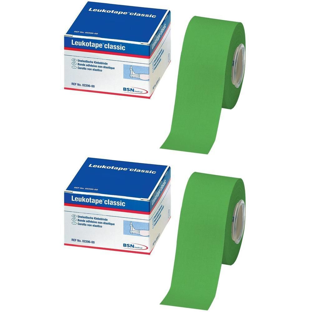Leukotape Classic 3,75 cmx10 m grün 2x 2x1 St Binden