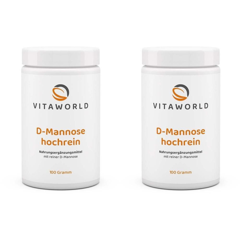 D-Mannose Hochrein Pulver 2x 2x100 g