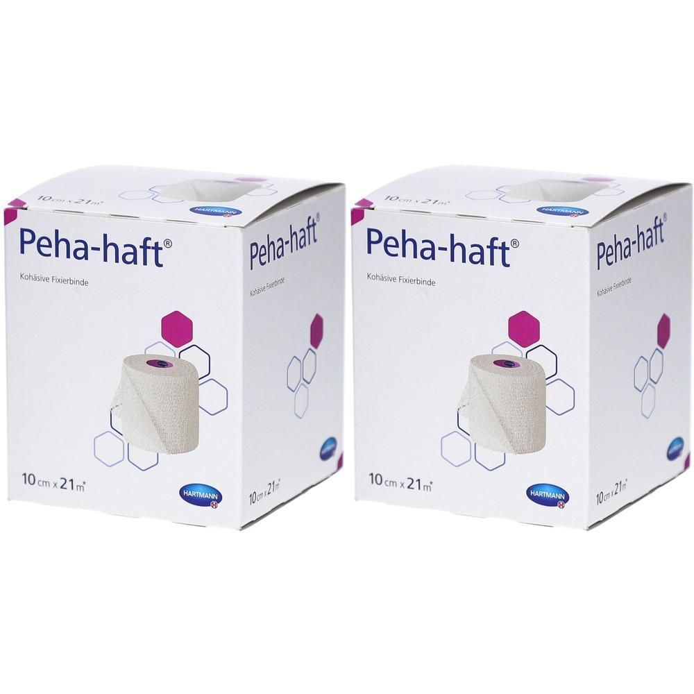 Peha-Haft Fixierbinde latexfrei 10 cmx21 m 2x 2x1 St Binden