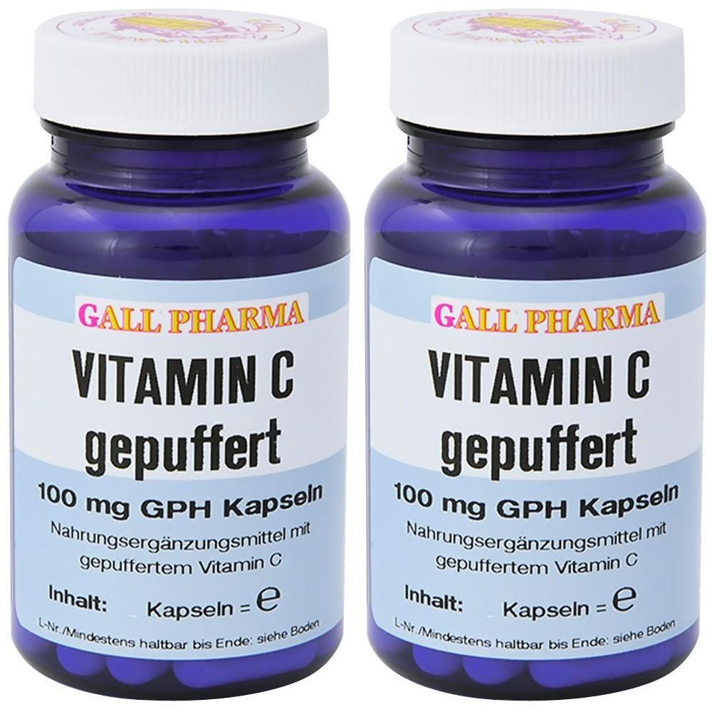 Vitamin C Gepuffert 100 mg GPH Kapseln 2x 2x60 St