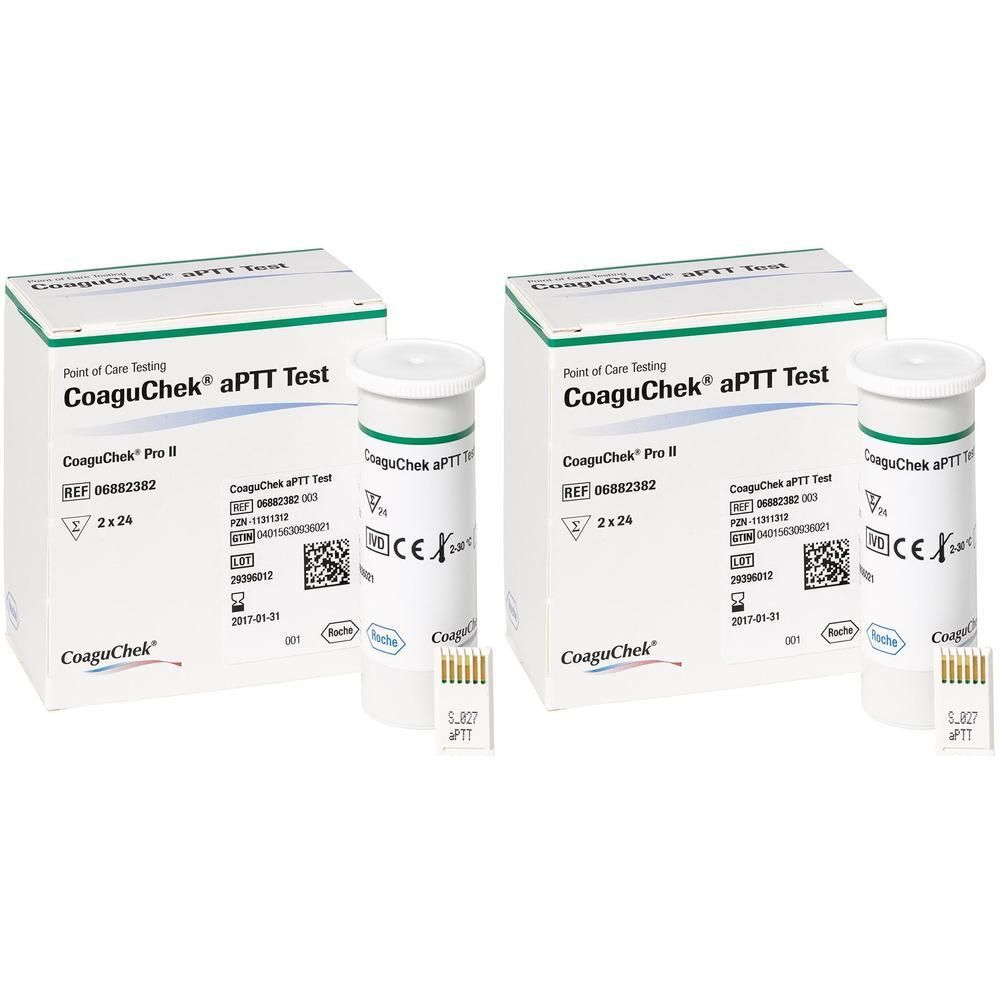 Coaguchek aPTT Test 2x 2x2x24 St Teststreifen