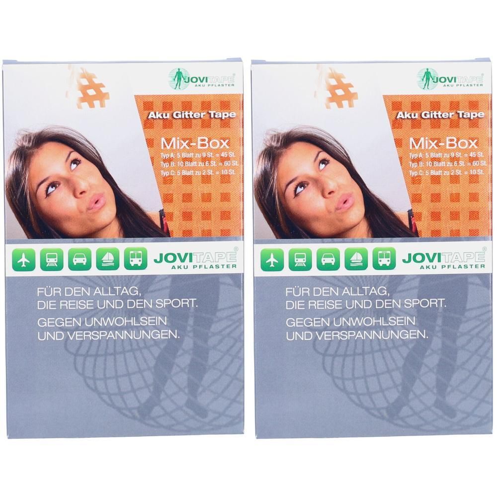 Jovitape Gittertape Mix-Box Typ A+B+C 2x 2x115 St Pflaster