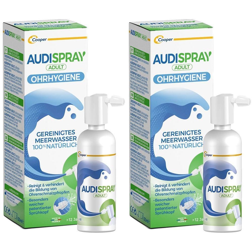 Audispray Adult Ohrenspray 2x 2x50 ml Spray