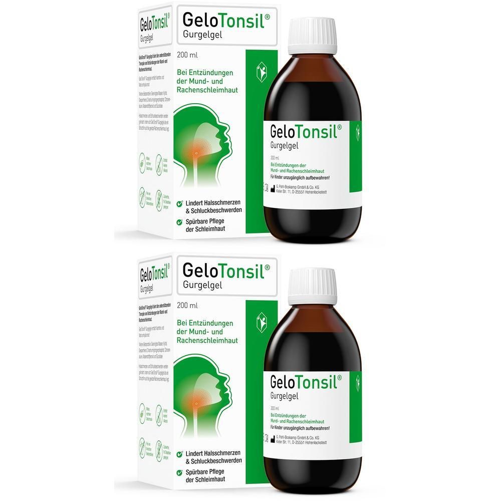 Gelotonsil Gurgelgel 2x 2x200 ml Gurgellösung