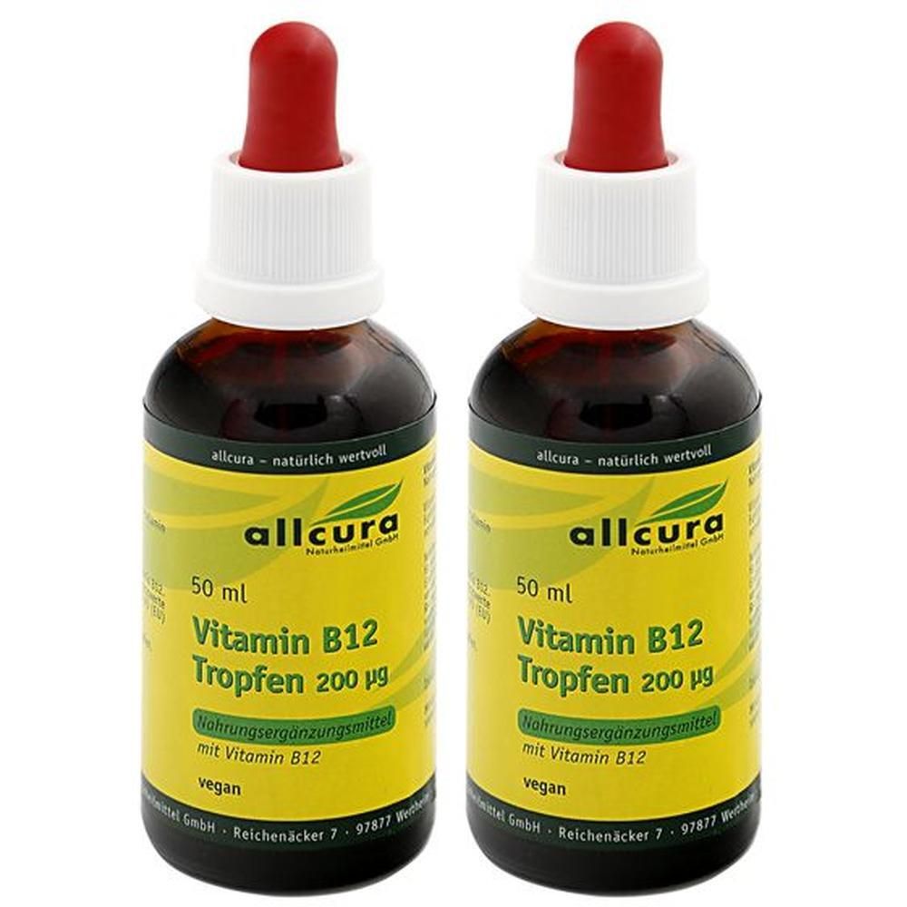 Vitamin B12 Tropfen 200 µg 2x 2x50 ml