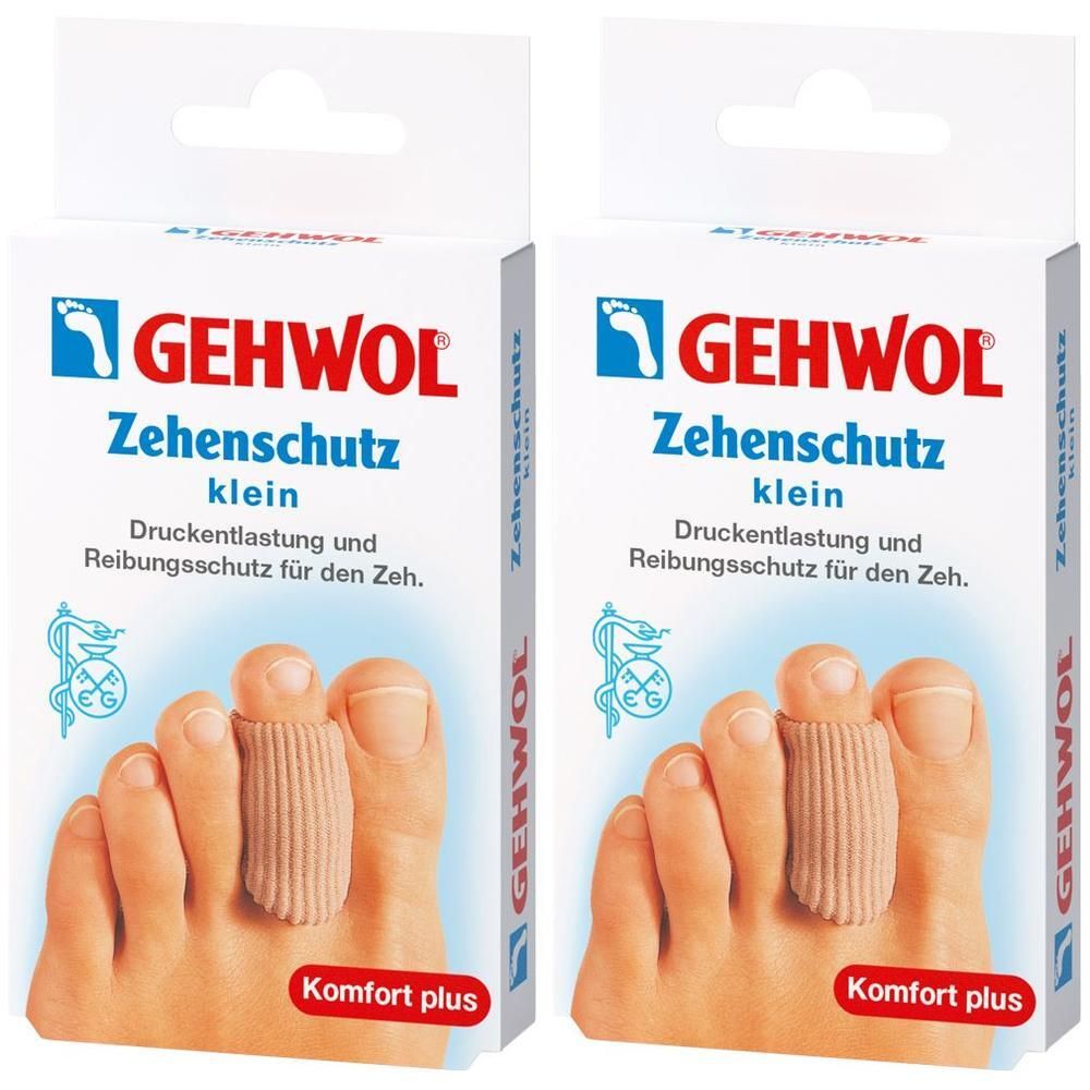 Gehwol Polymer Gel Zehen Schutz klein 2x 2x2 St Pflaster