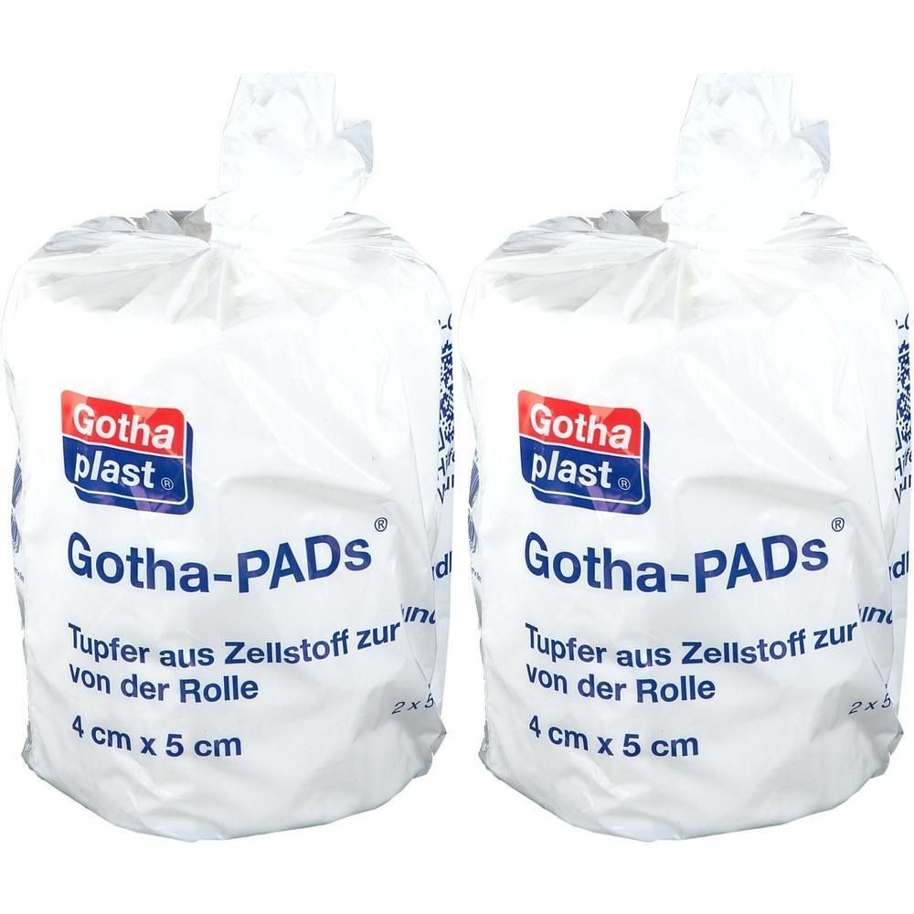 Gotha Pads Zellstofftupfer 4x5 cm 2x 2x1000 St Tupfer