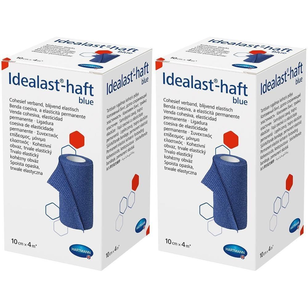 IDEALAST-haft color Binde 10 cmx4 m blau 2x 2x1 St Binden