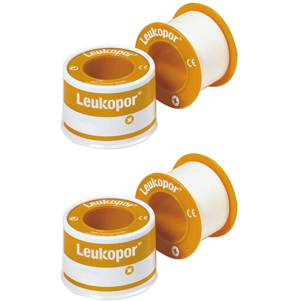 Leukopor 5 cmx5 m 2x 2x1 St Pflaster