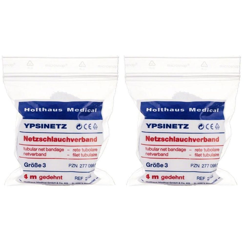 Netzschlauchverband Ypsinetz Gr.3 4 m weiß 2x 2x1 St Verband