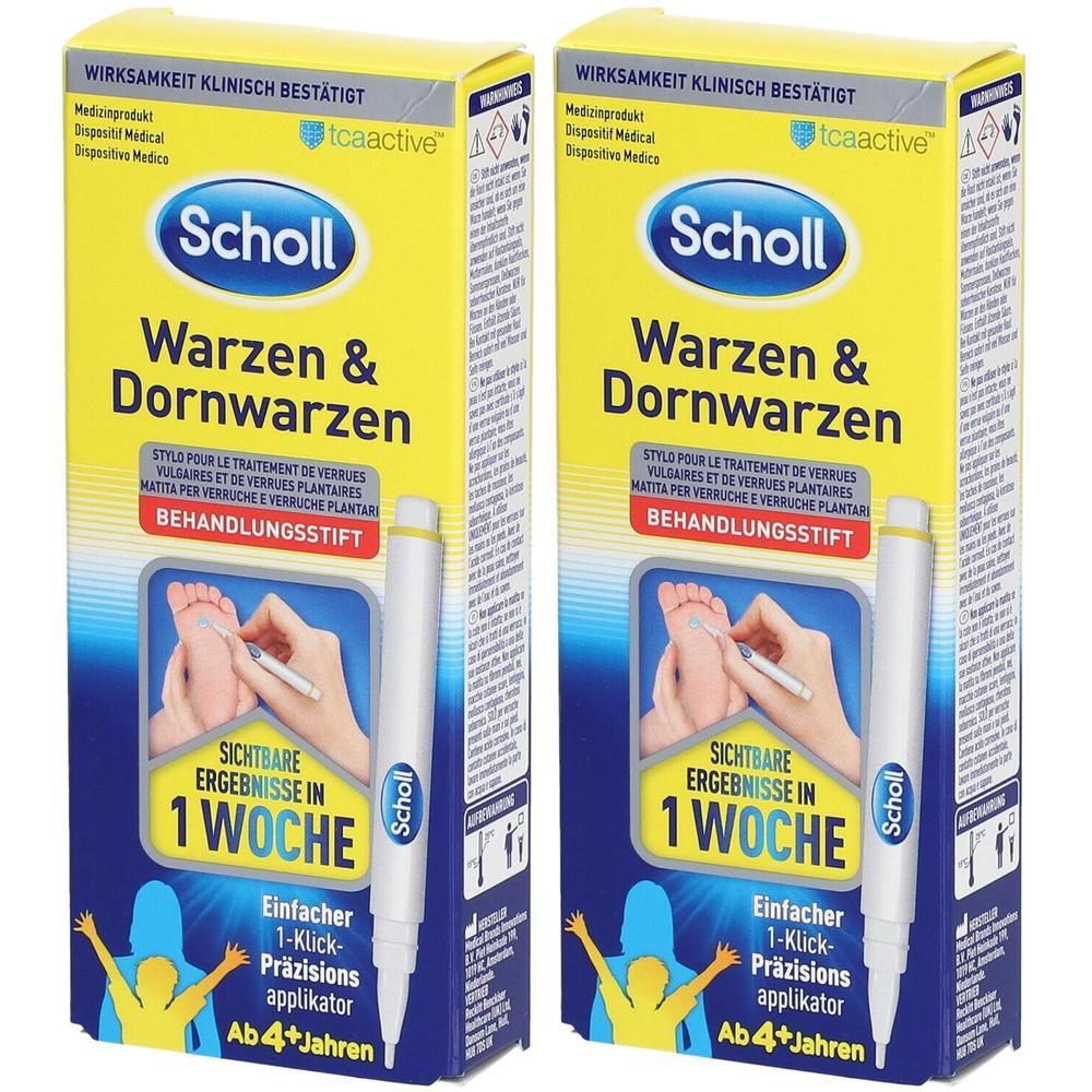 Scholl Warzen & Dornwarzen Behandlungsstift 2x 2x2 g Stifte