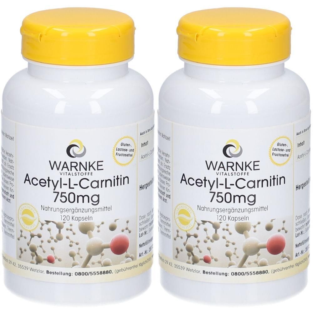 Acetyl-L-Carnitin 750 mg Kapseln 2x 2x120 St