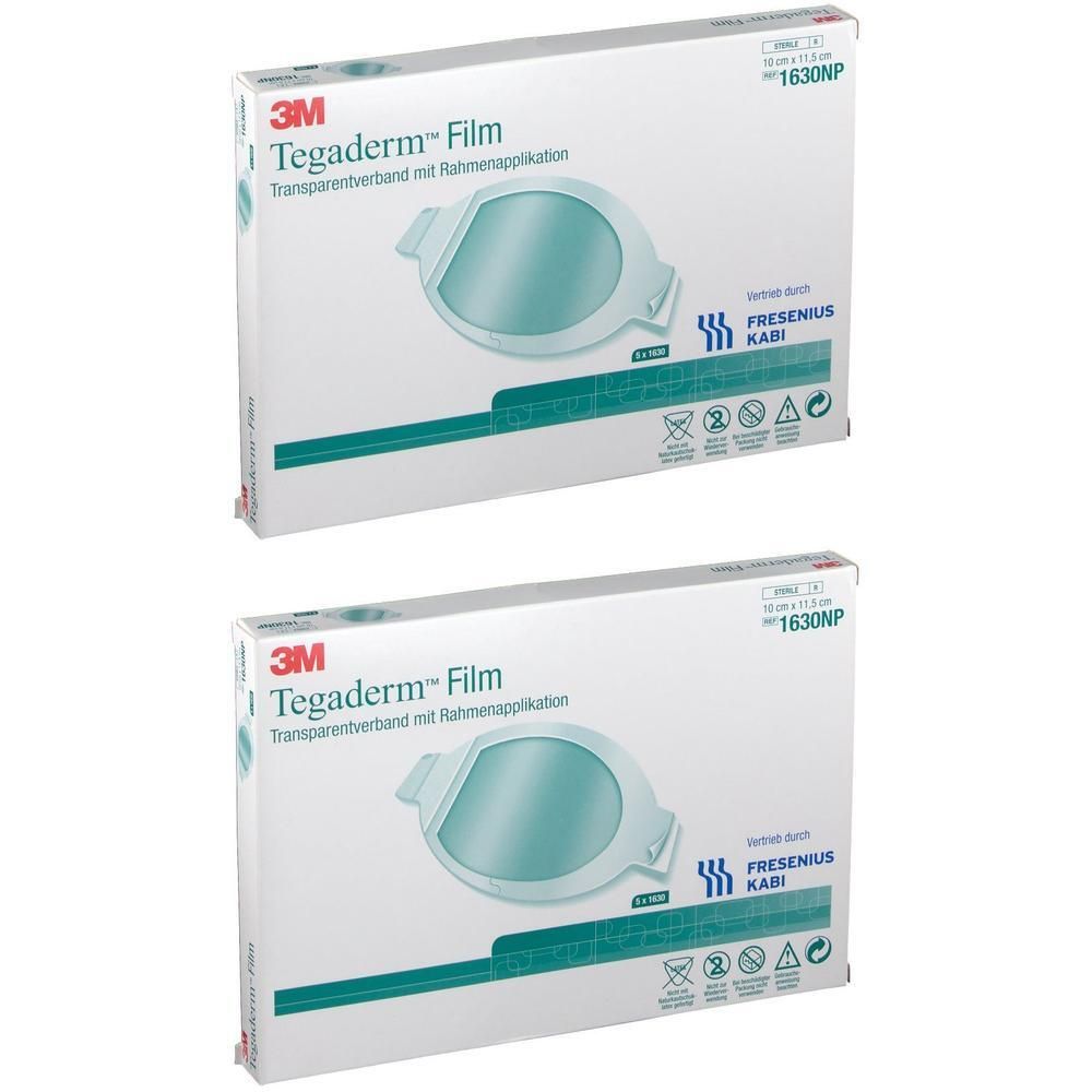 Tegaderm Film 10x11,5 cm oval 1630Np 2x 2x5 St Pflaster