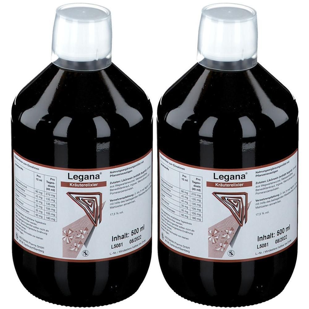 Legana Kräuterelixier 2x 2x500 ml Liquidum