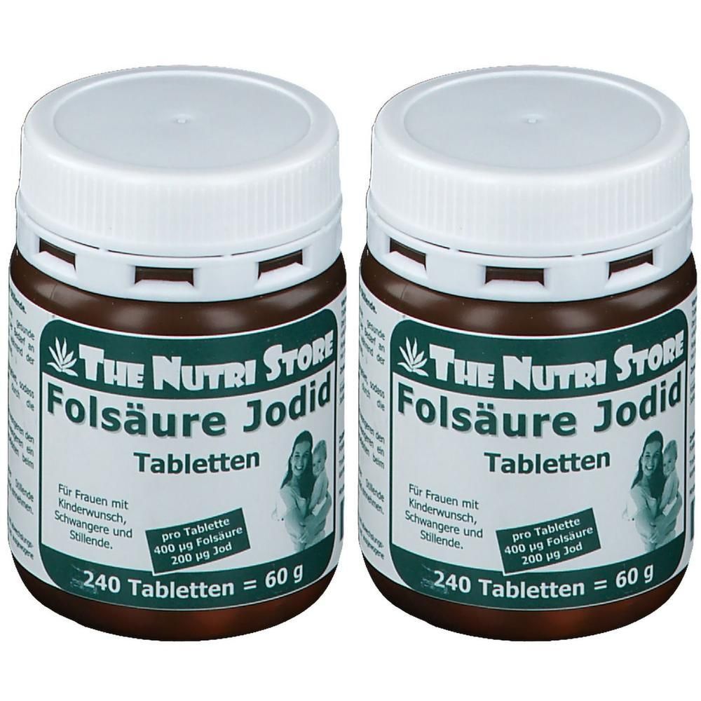 Folsäure 400+Jod 200 Tabletten 2x 2x240 St