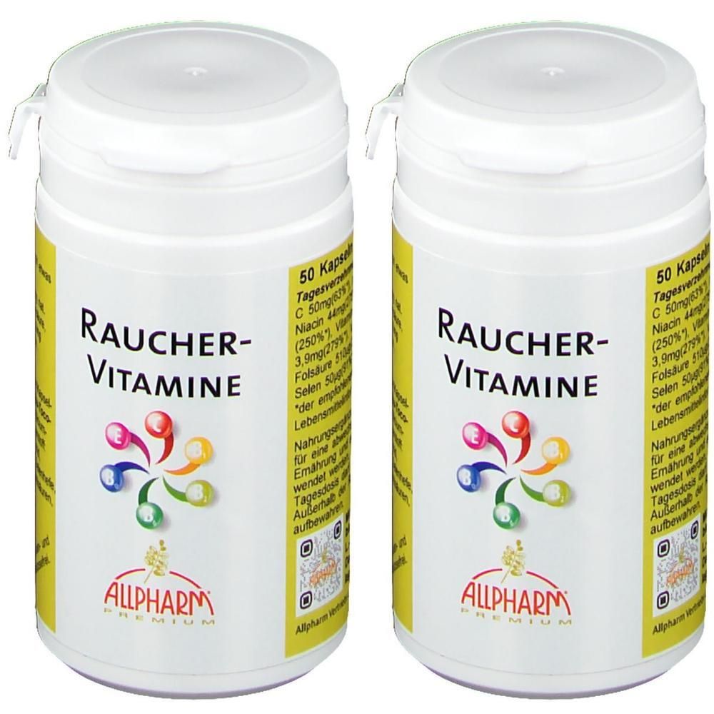 Raucher Vitamine Kapseln 2x 2x50 St