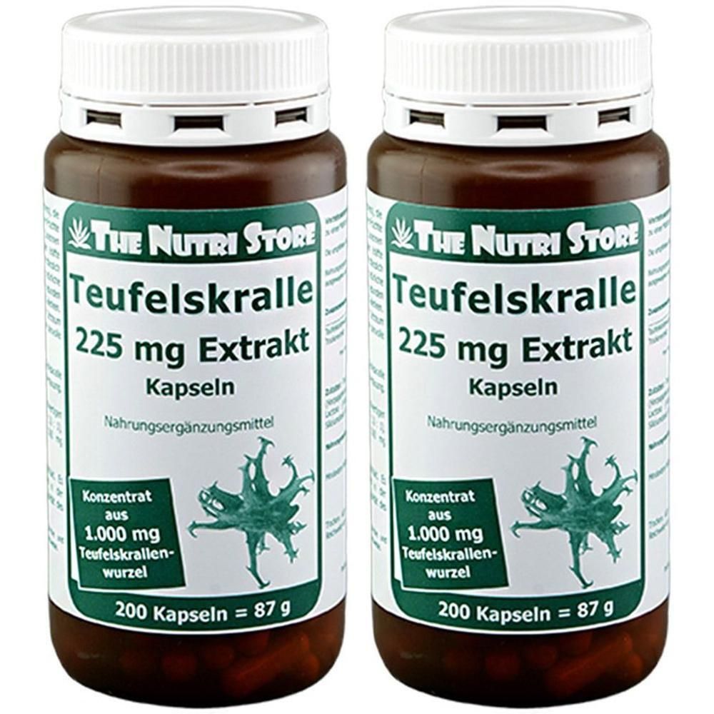 Teufelskralle 225 mg Extrakt Kapseln 2x 2x200 St