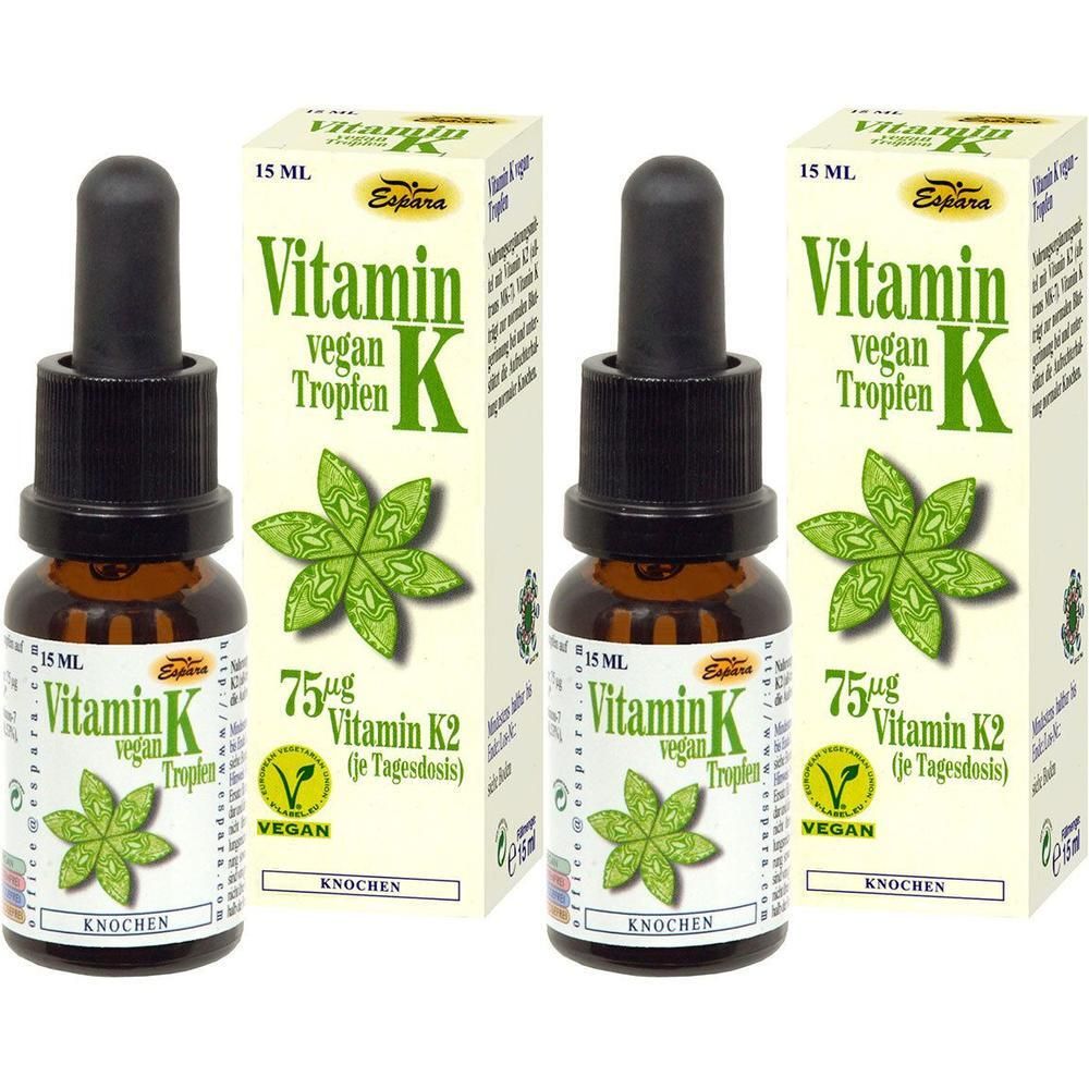 Vitamin K-Tropfen vegan 2x 2x15 ml Tropfen