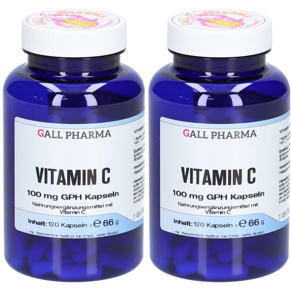 Vitamin C 100 mg GPH Kapseln 2x 2x120 St