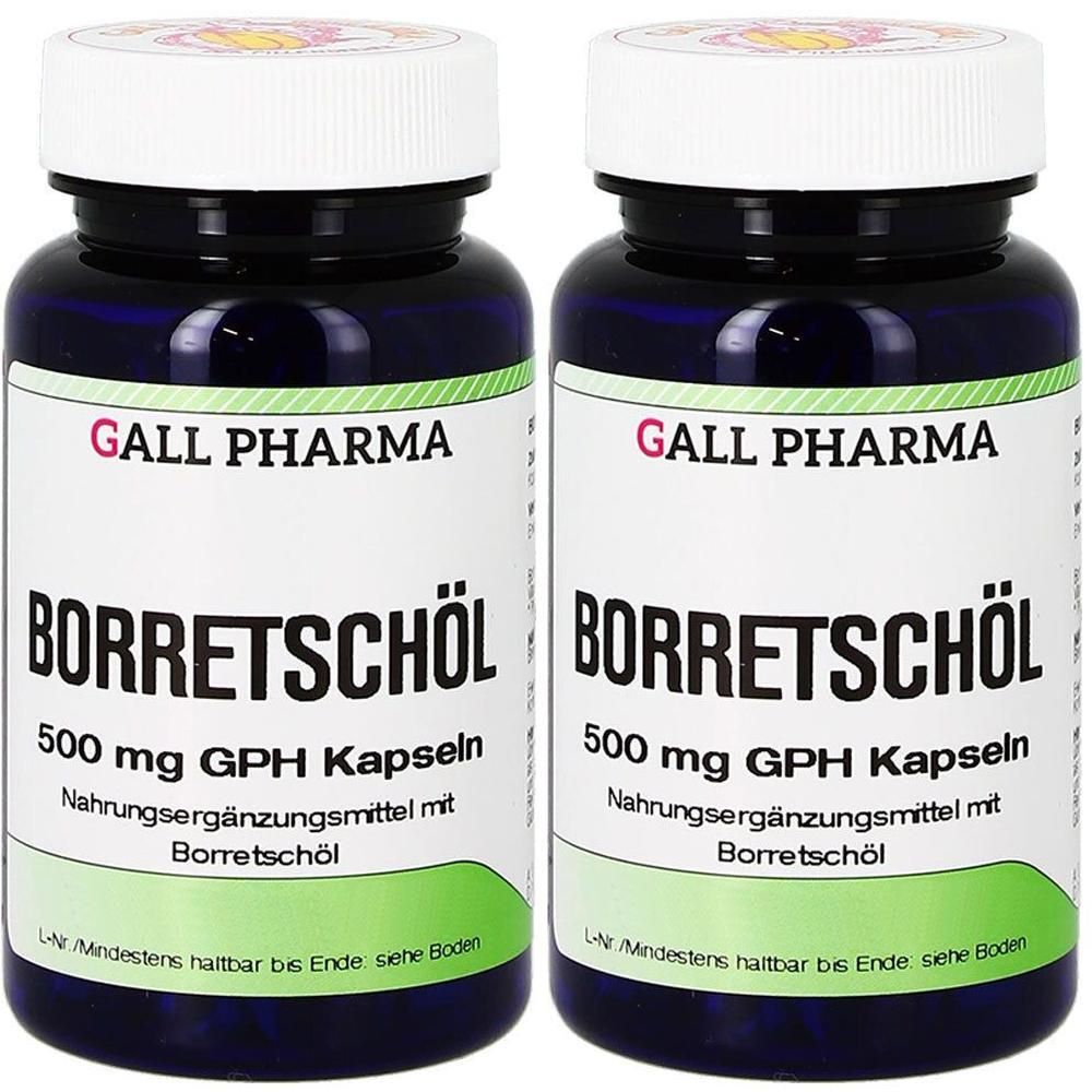 Borretschöl 500 mg GPH Kapseln 2x 2x180 St
