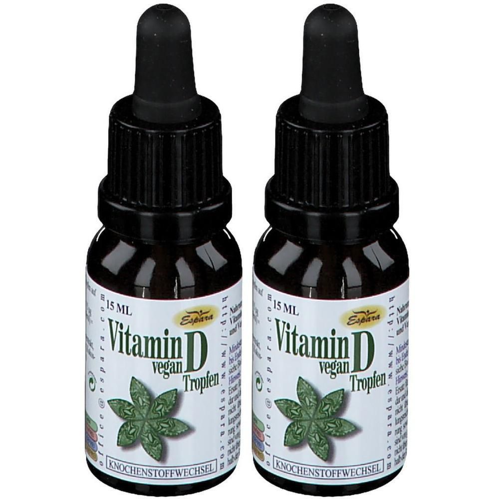 Vitamin D Tropfen vegan 2x 2x15 ml