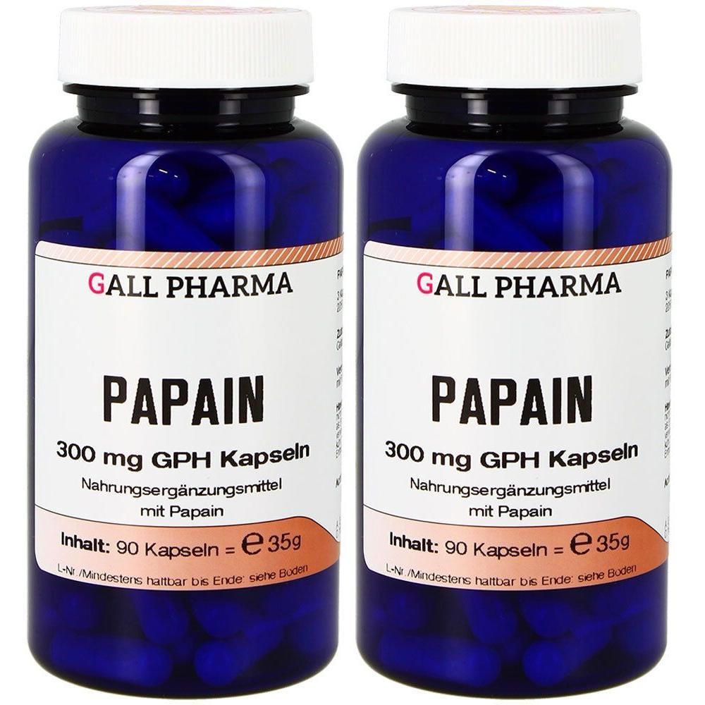 Papain 300 mg GPH Kapseln 2x 2x90 St