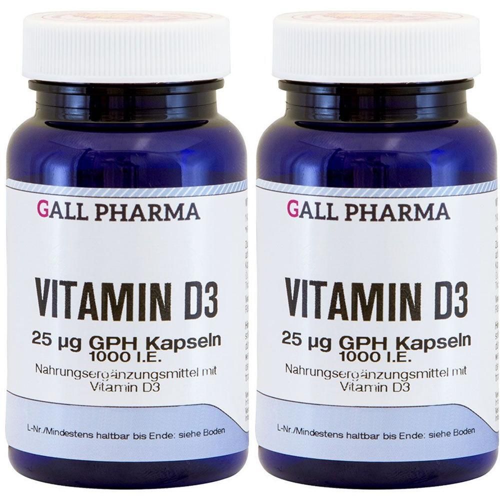 Vitamin D3 25 µg GPH Kapseln 2x 2x60 St
