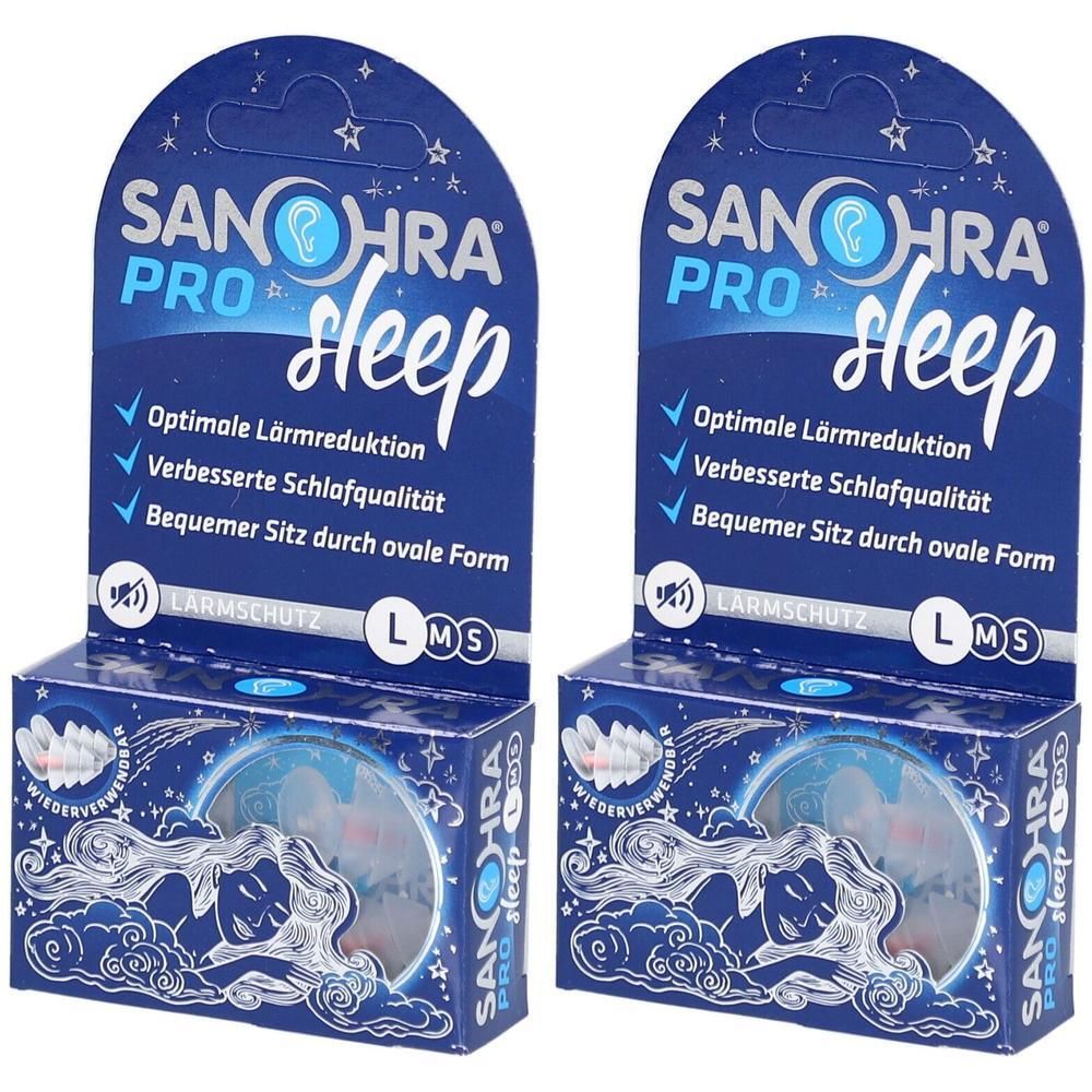 Sanohra pro sleep Gehörschutzstöpsel L 9-13 mm 2x 2x2 St