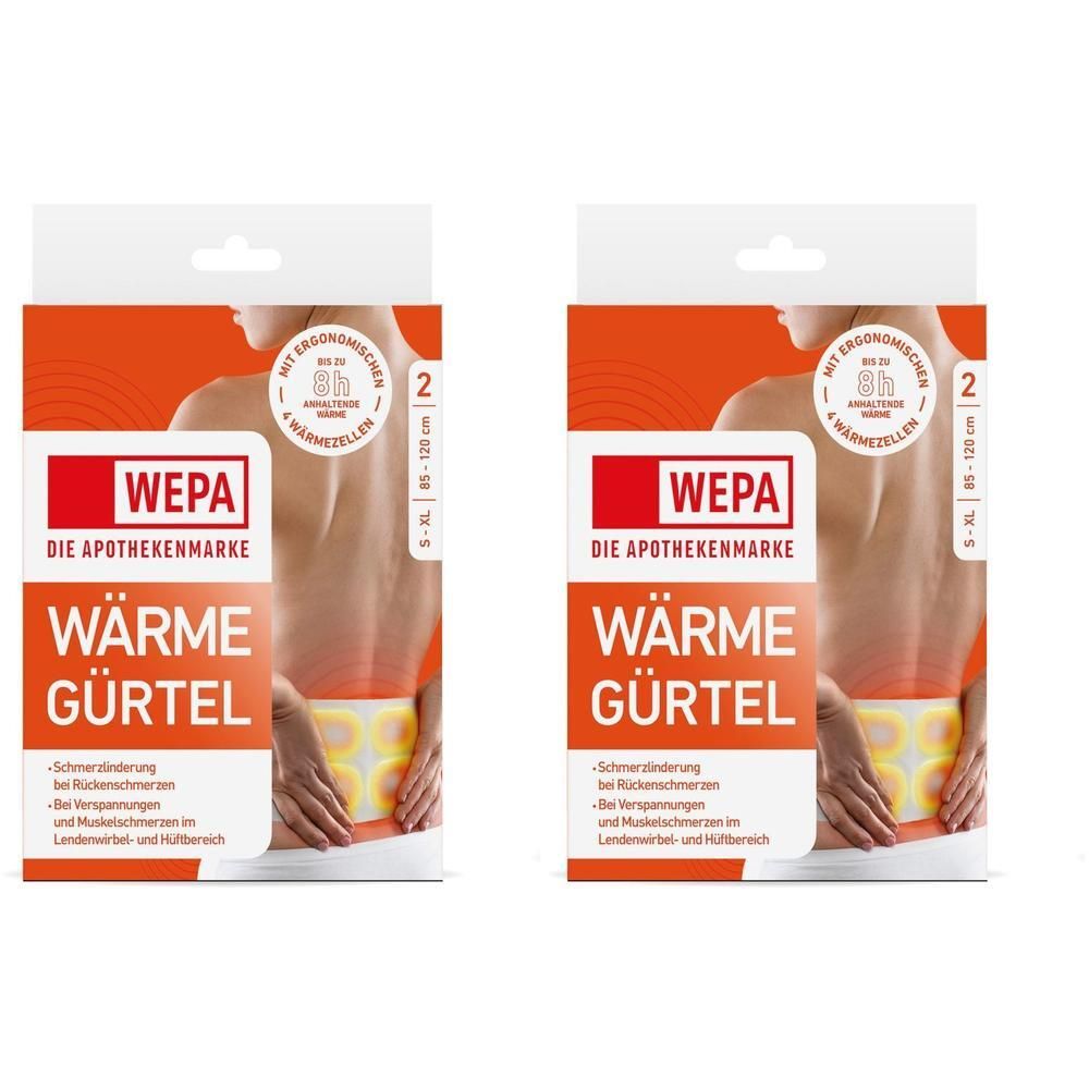 Wepa Wärmegürtel Rücken 2x 2x2 St