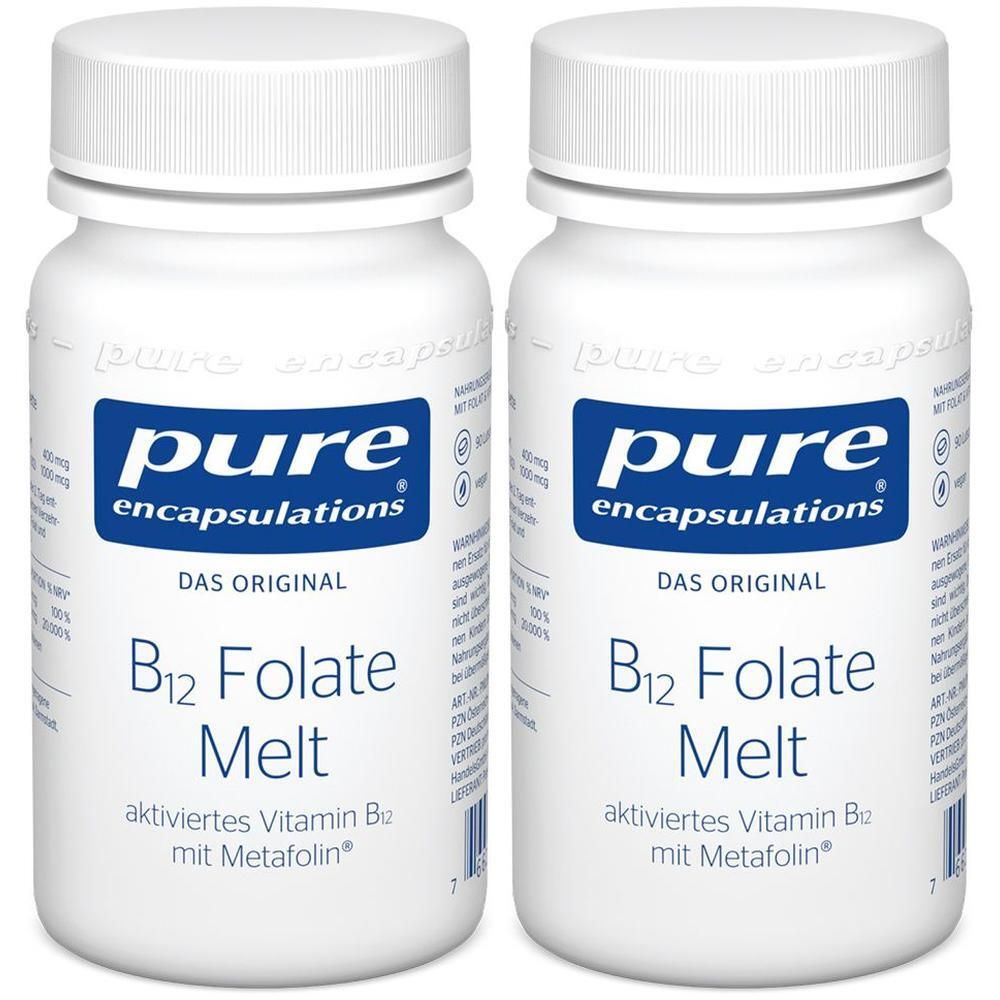 Pure Encapsulations B12 Folate melt Lutschtabl. 2x 2x90 St Lutschtabletten