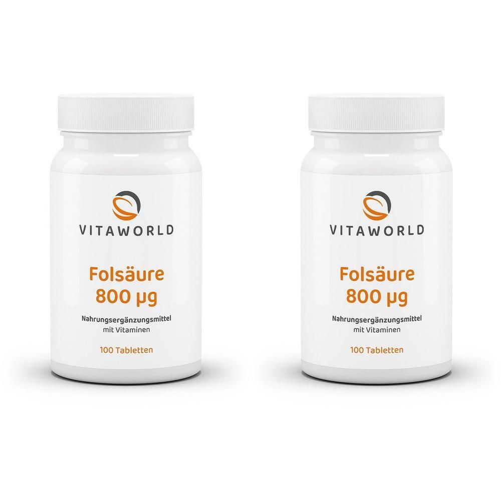 Folsäure 800 µg Tabletten 2x 2x100 St