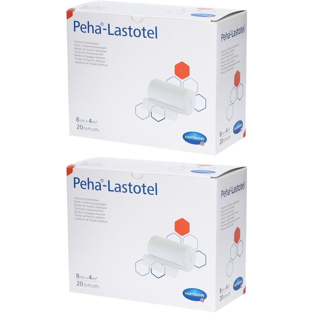 Peha-Lastotel Fixierbinde 8 cmx4 m 2x 2x20 St Binden